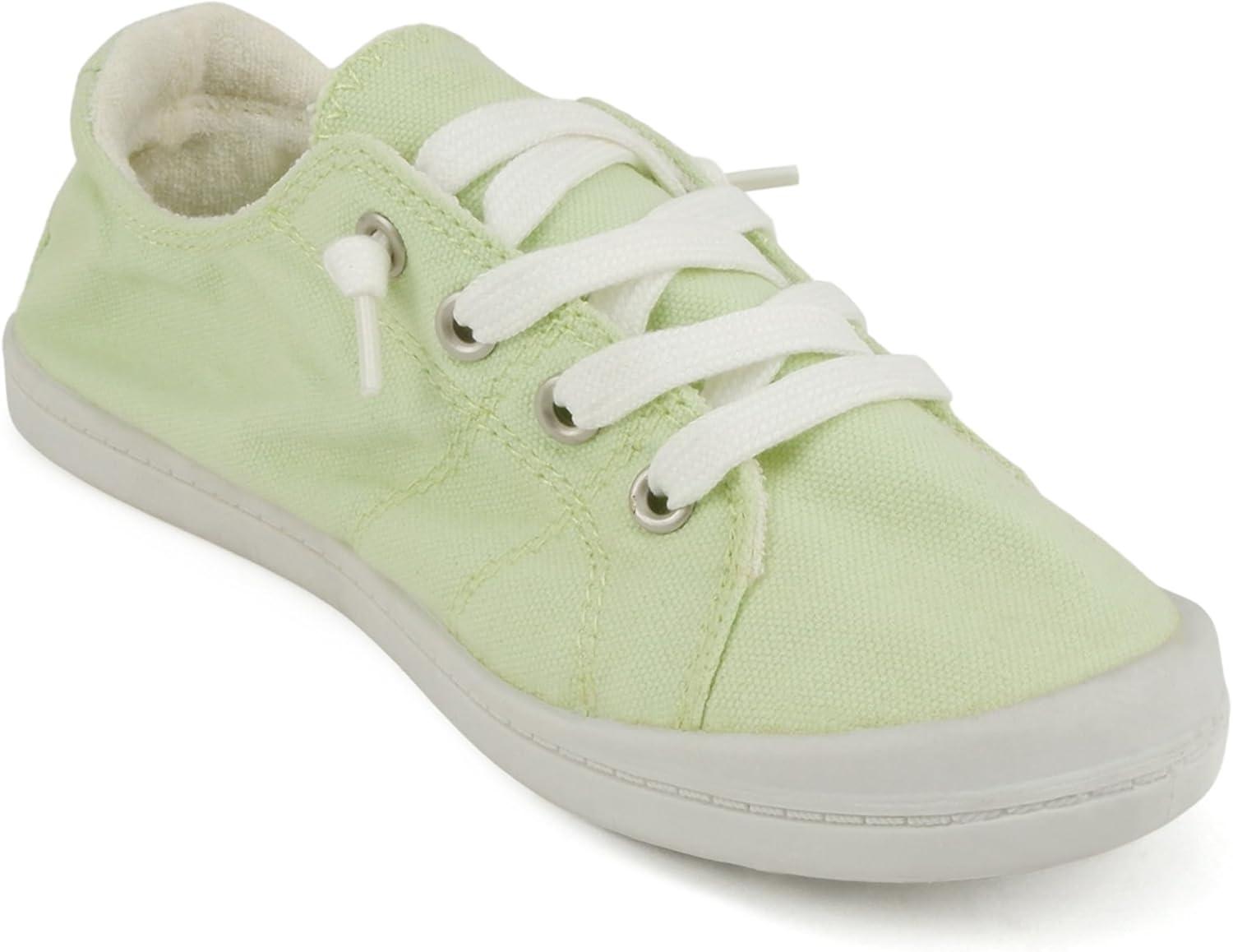 imageSoda Flat Women Shoes Linen Canvas Slip On Sneakers Lace Up Style Loafers ZigSMint Cotton