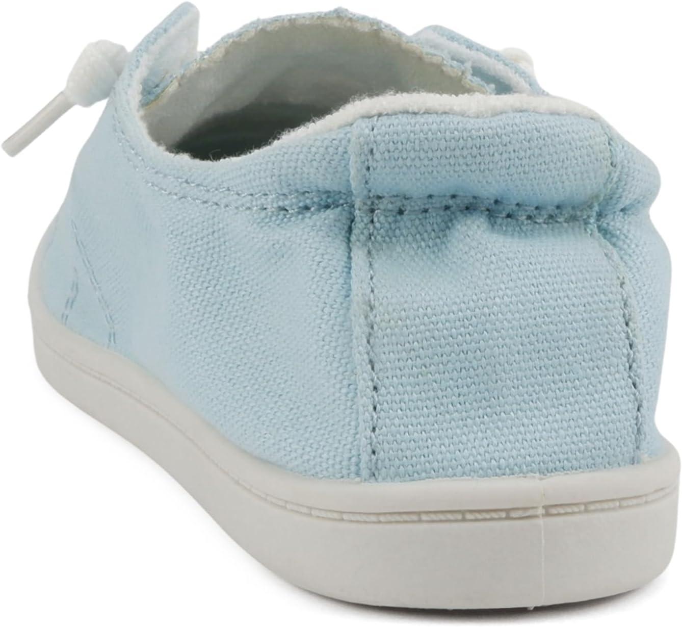 imageSoda Flat Women Shoes Linen Canvas Slip On Sneakers Lace Up Style Loafers ZigSSoblue Cotton