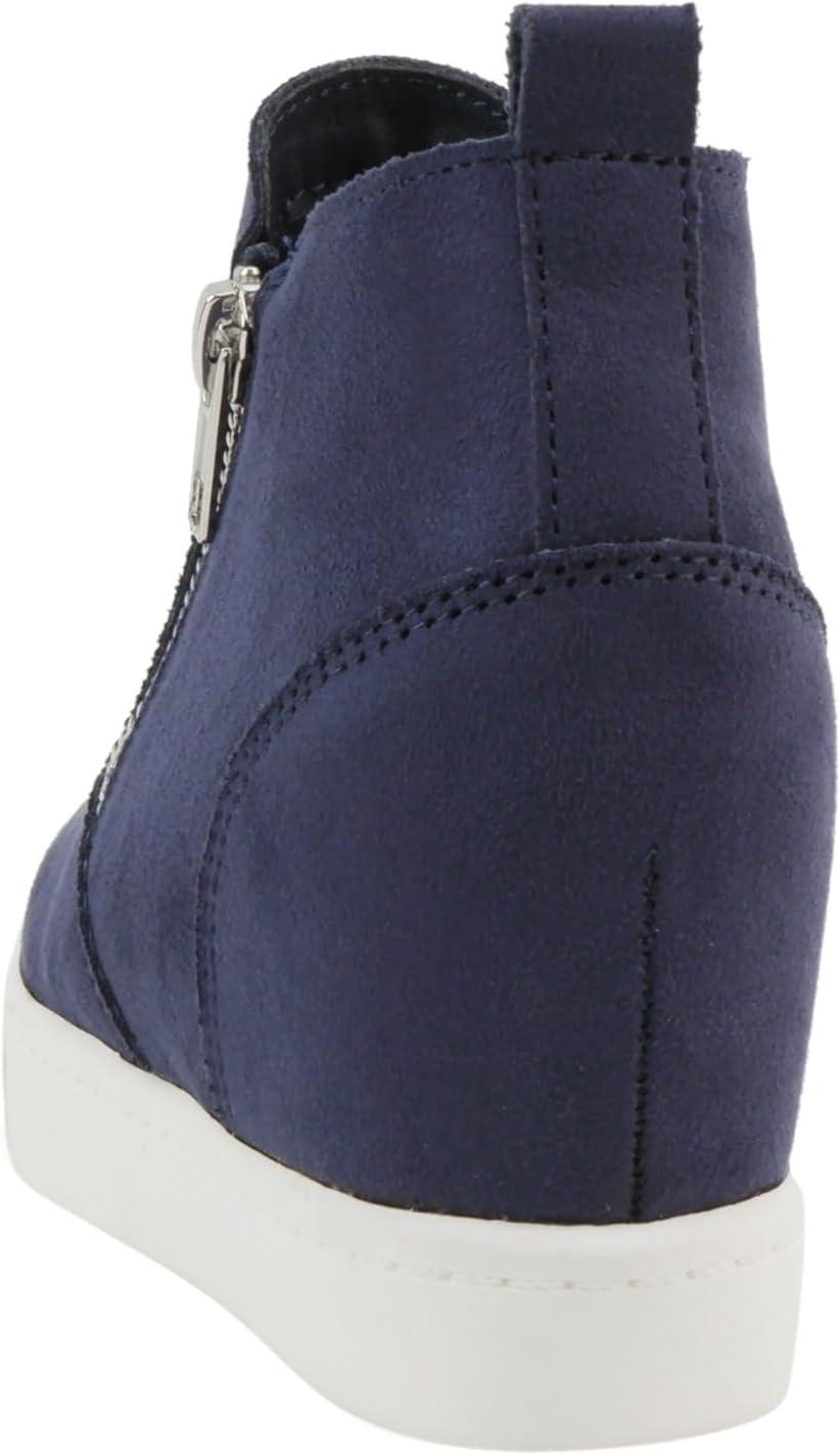 imageSoda KidsChildrenGirls Taylor2 Hidden Wedge Booties Fashion Sneaker Shoes Side ZipperNavy Imit Suede