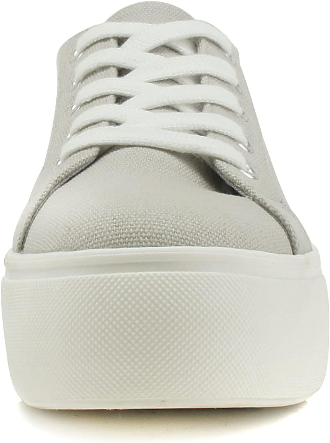 imageSoda Petal  Women Double Deck Bottom Sole Fashion Sneakers with Padded Comfortable SockLgrey
