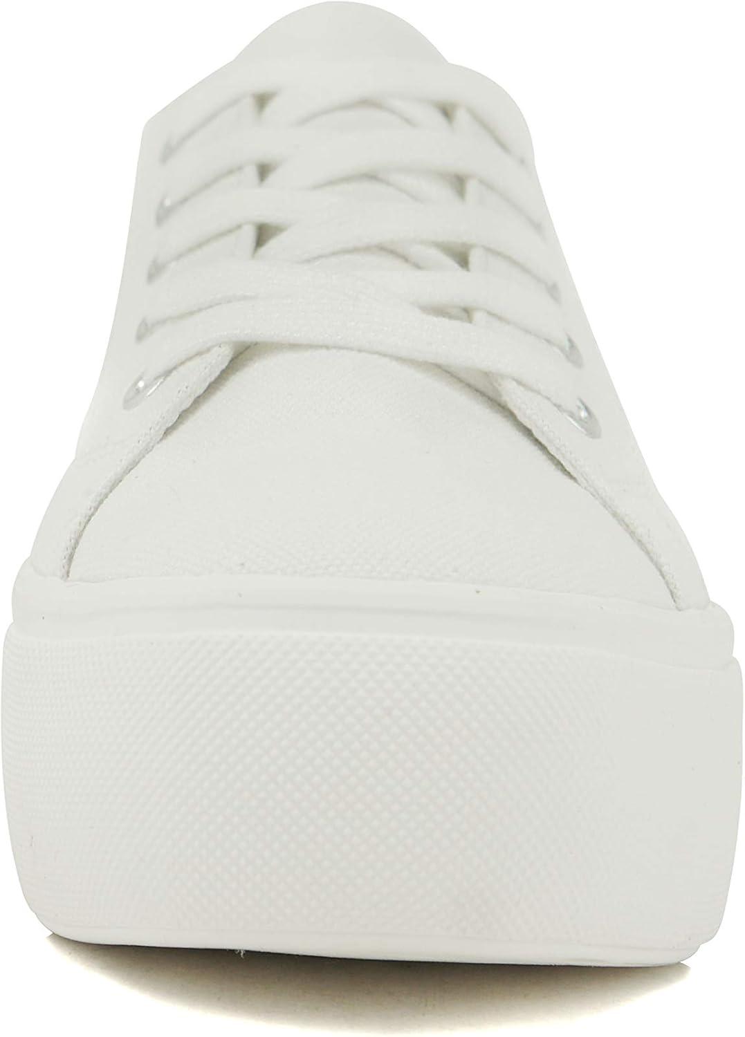 imageSoda Petal  Women Double Deck Bottom Sole Fashion Sneakers with Padded Comfortable SockWhite