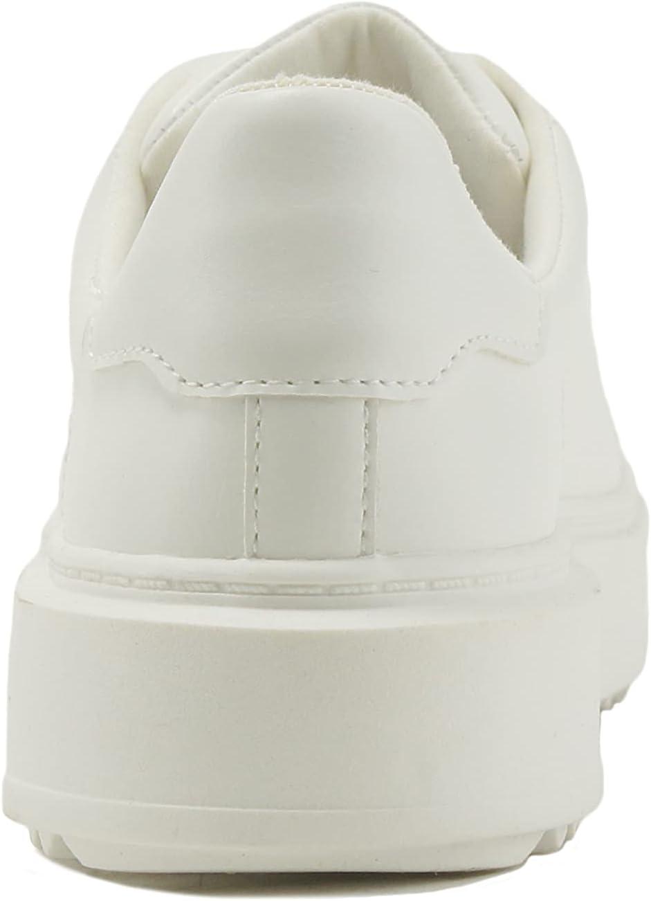 imageSoda RETAIN Women Fashion Laceup Low Top Padded Comfortable Cushion Sole Sock Fashion Sneakers