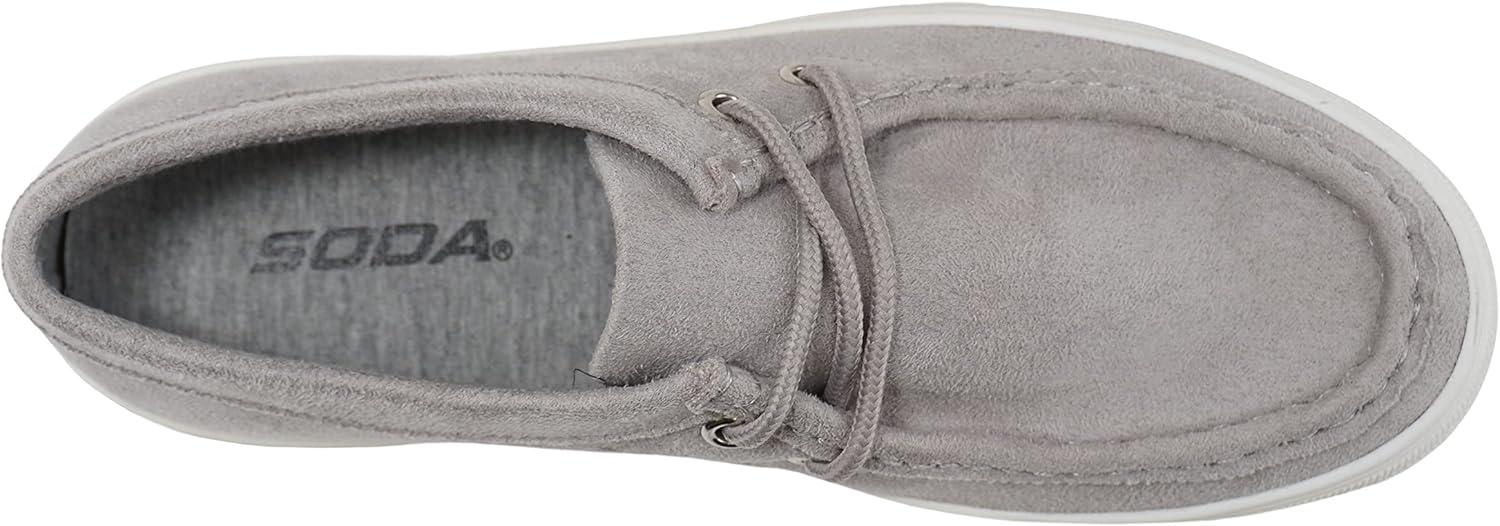 imageSoda Riley  Womens Slip On Padded Comfort Moc Toe Loafer Style Fashion Lace Sneaker Shoes