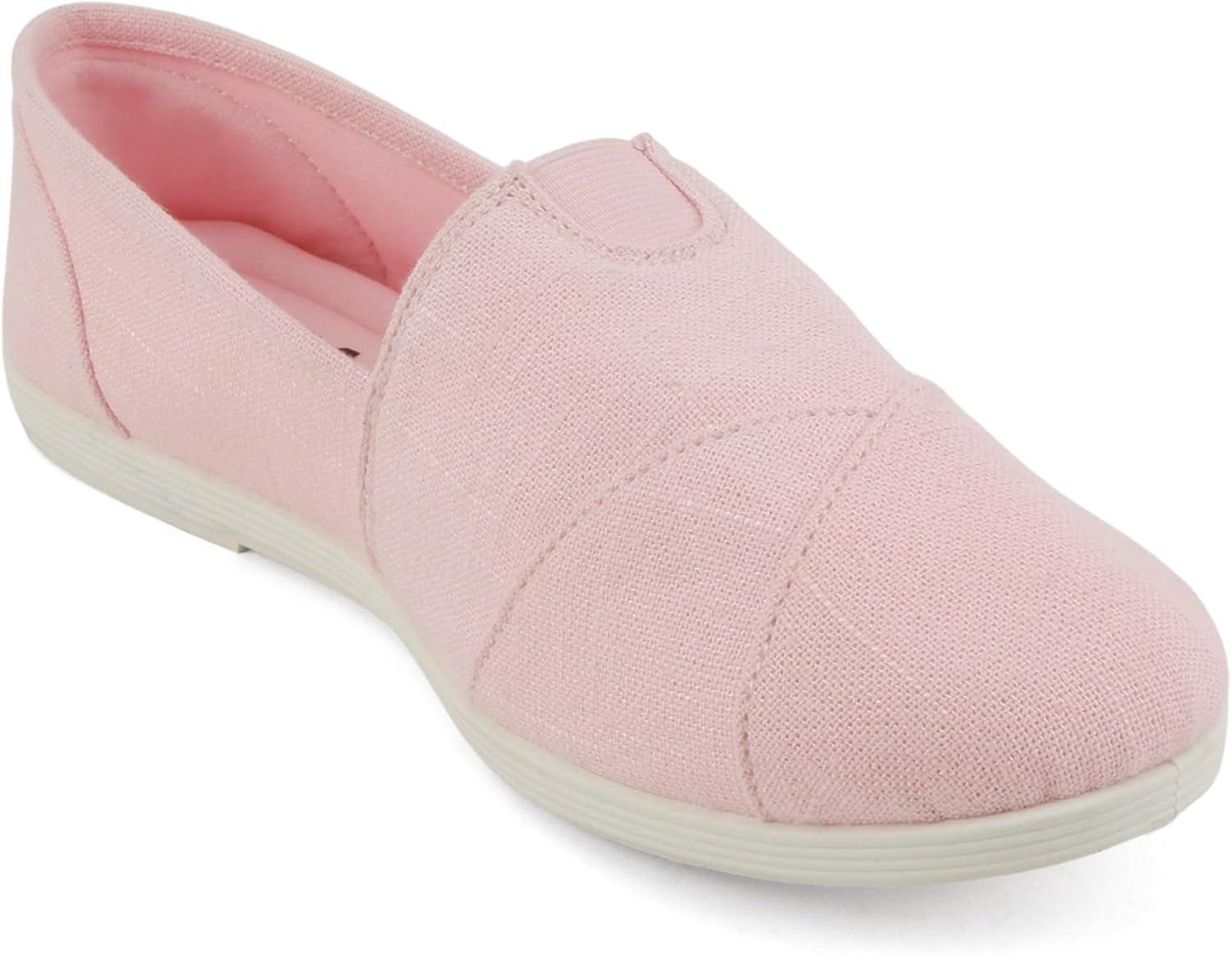 imageSoda Shoes Womens Obji Round Toe Casual Flat with Padded InsolePink