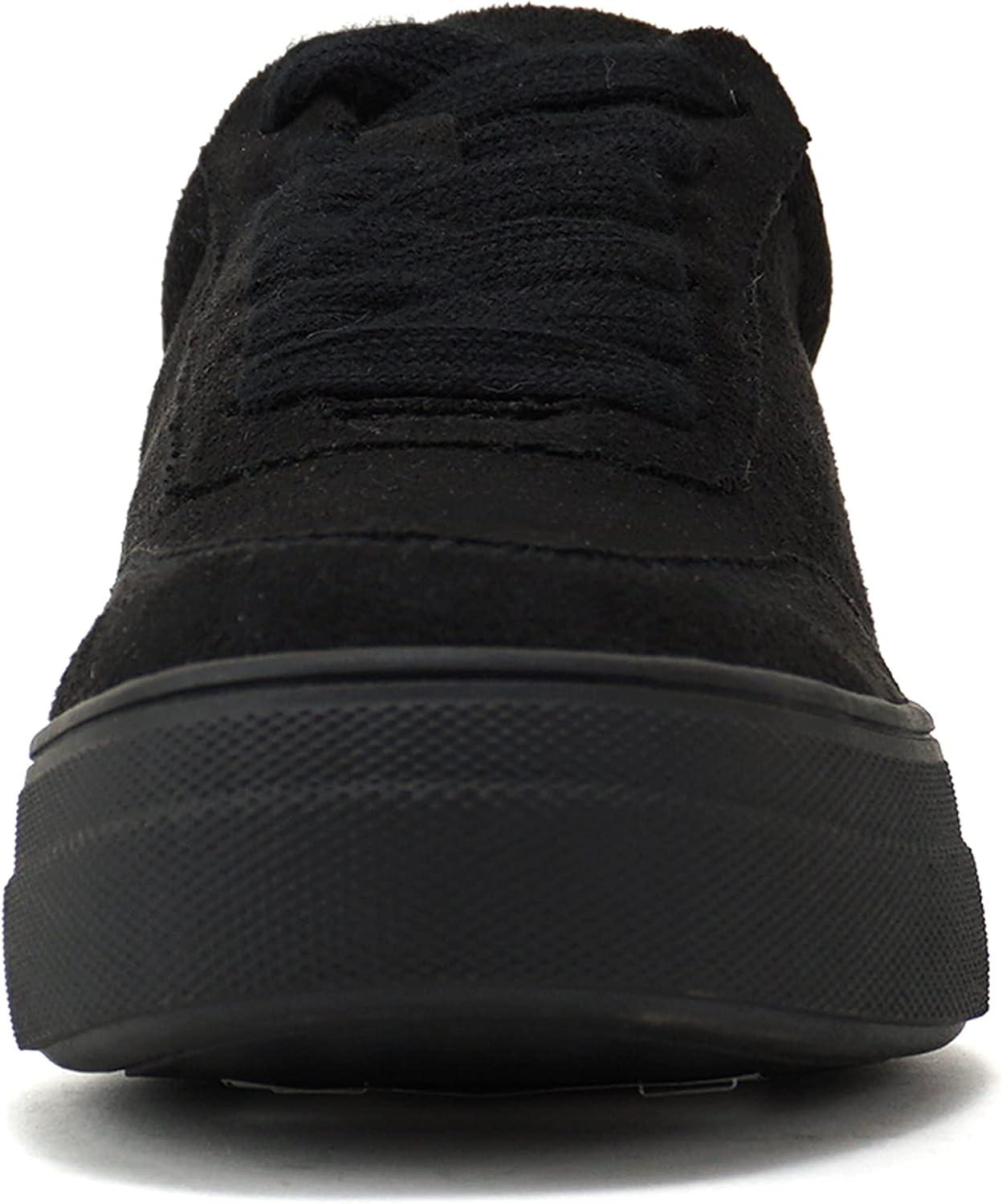 imageSoda Slick  Women Low Top Style Padded Insole Fashion LaceUp SneakersBlack Imsu