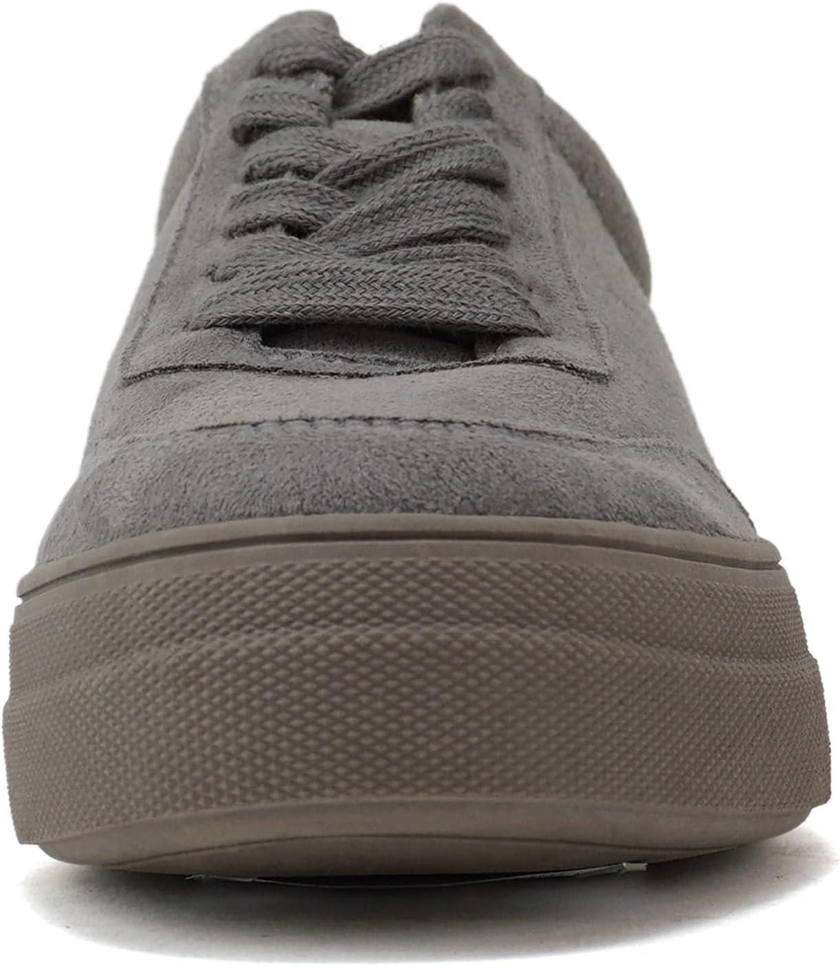 imageSoda Slick  Women Low Top Style Padded Insole Fashion LaceUp SneakersGrey Imsu