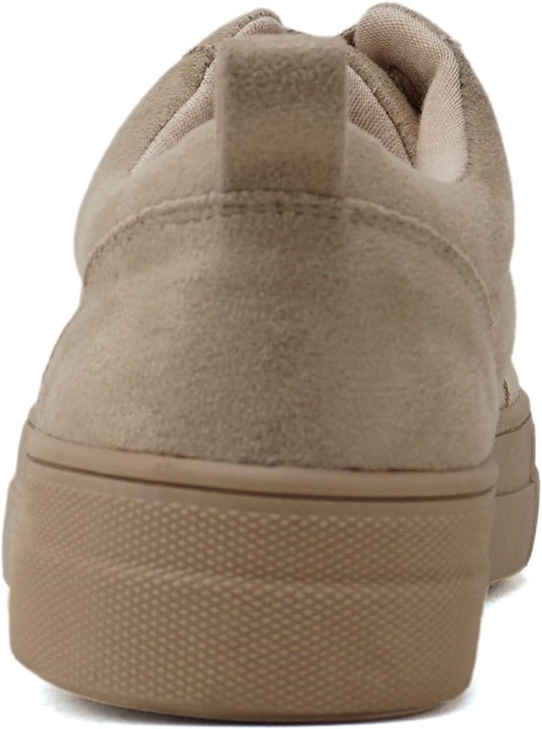imageSoda Slick  Women Low Top Style Padded Insole Fashion LaceUp SneakersLtwheat Imsu