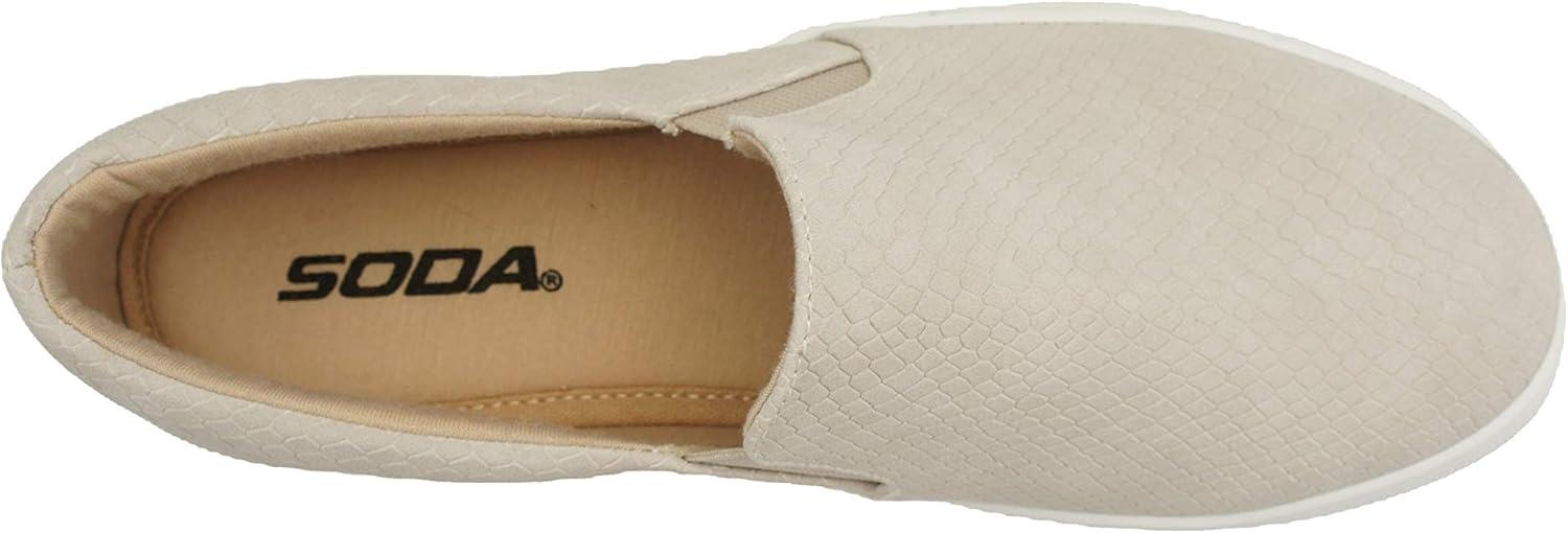 imageSoda TOPSHOE ave Hike Platform Slip On Sneaker wCushion FoamLstone Cobra