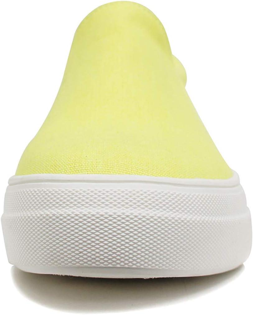 imageSoda TOPSHOE ave Hike Platform Slip On Sneaker wCushion FoamNeon Yellow