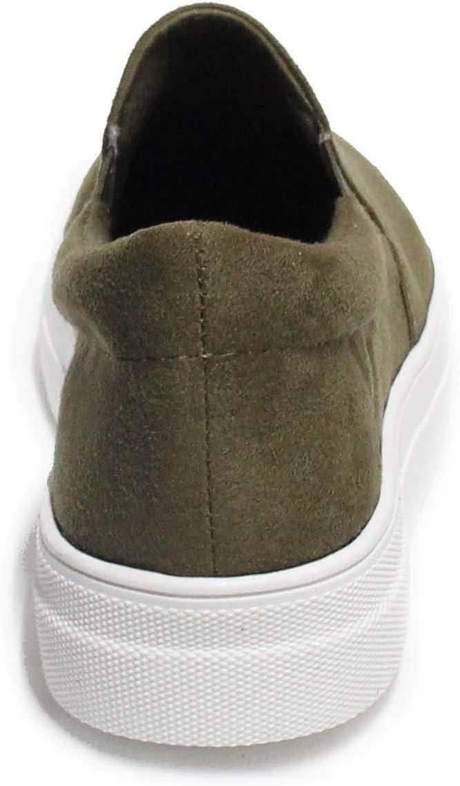 imageSoda TOPSHOE ave Hike Platform Slip On Sneaker wCushion FoamOlive