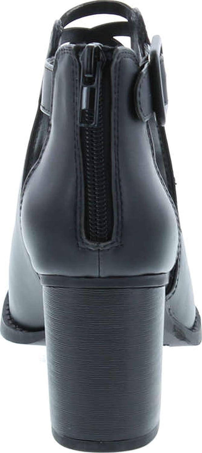 imageSoda Womens Fashion Aran Open Toe Heel SandalBlack Pu