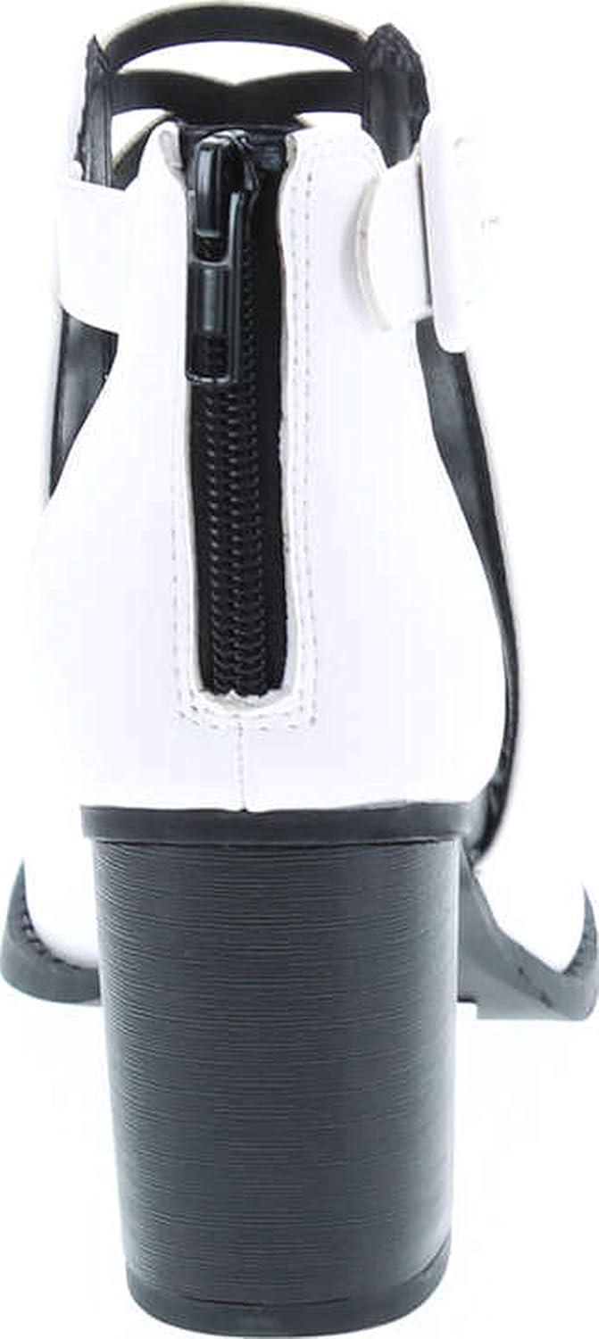 imageSoda Womens Fashion Aran Open Toe Heel SandalWhite Pu