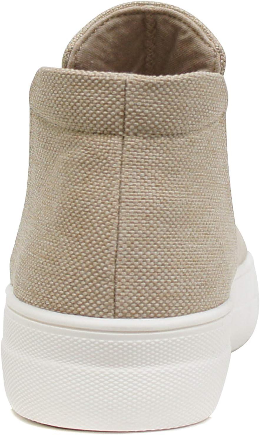 imageSoda Woods  Slip On High Top Twin Gore Double Layer Foam Padded Cushion Sock Fashion SneakersNatural