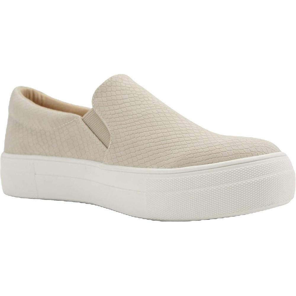 imageSoda Croft  Slip On Perforated Double Layer Foam Padded Cushion Sock Fashion SneakersLstone Cobra