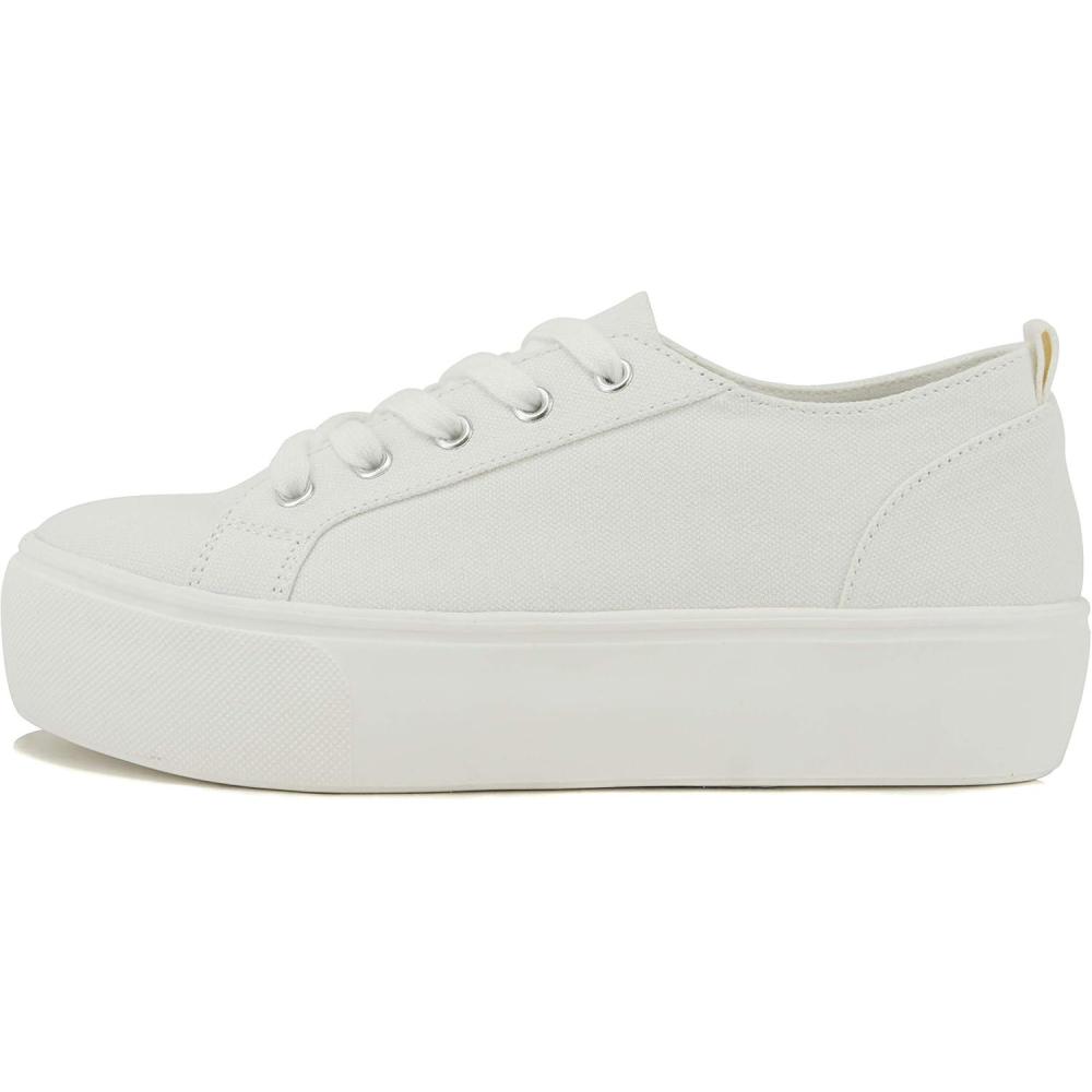 imageSoda Petal  Women Double Deck Bottom Sole Fashion Sneakers with Padded Comfortable SockWhite