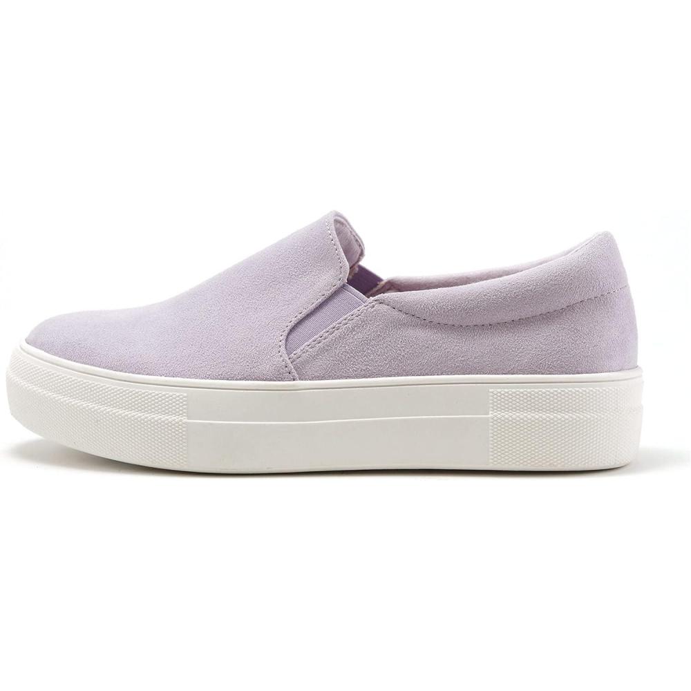 imageSoda TOPSHOE ave Hike Platform Slip On Sneaker wCushion FoamLtlavender Imsu