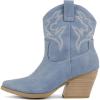 Blue Denim Nubuck