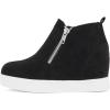 Black Imit Suede