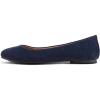 Navy Imitation Suede