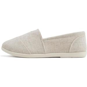 Soda Shoes Women’s Obji Round Toe Casual Flat with Padded Insole(Beige)