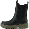 Black/Green Pu