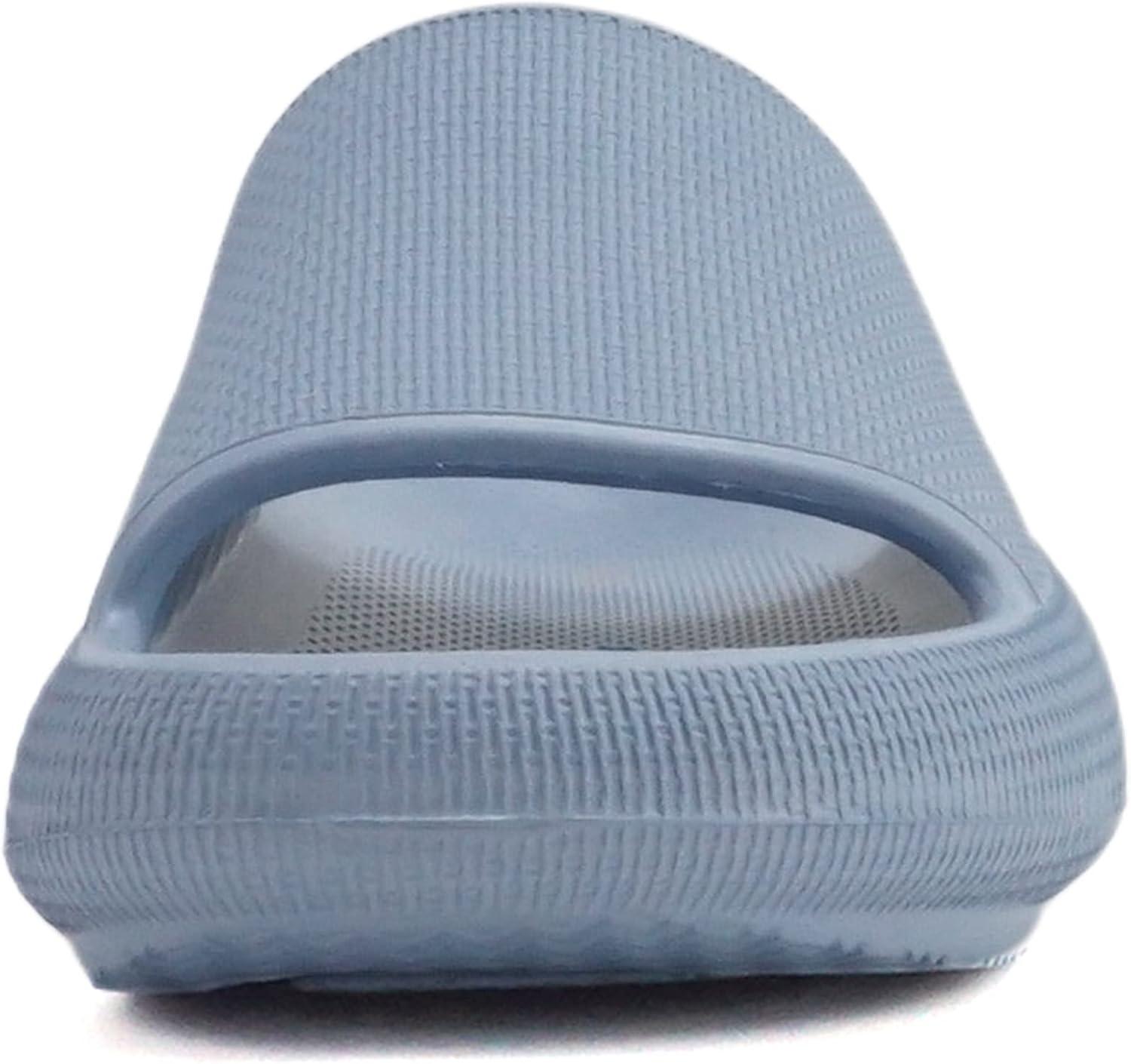 imageSoda MARSHMALLOW  Women Feather Recovery Slide Open Toe Lightweight Comfort Cushion SandalBlue Eva