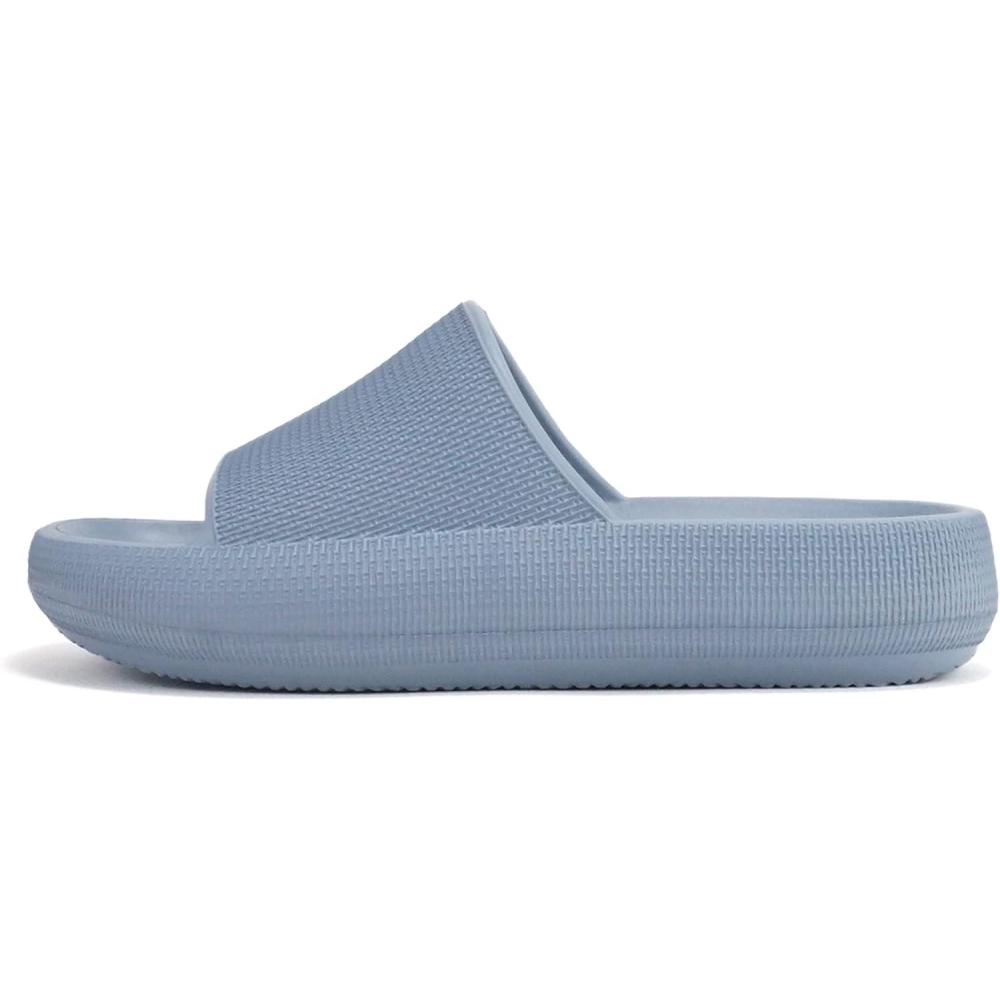 imageSoda MARSHMALLOW  Women Feather Recovery Slide Open Toe Lightweight Comfort Cushion SandalBlue Eva