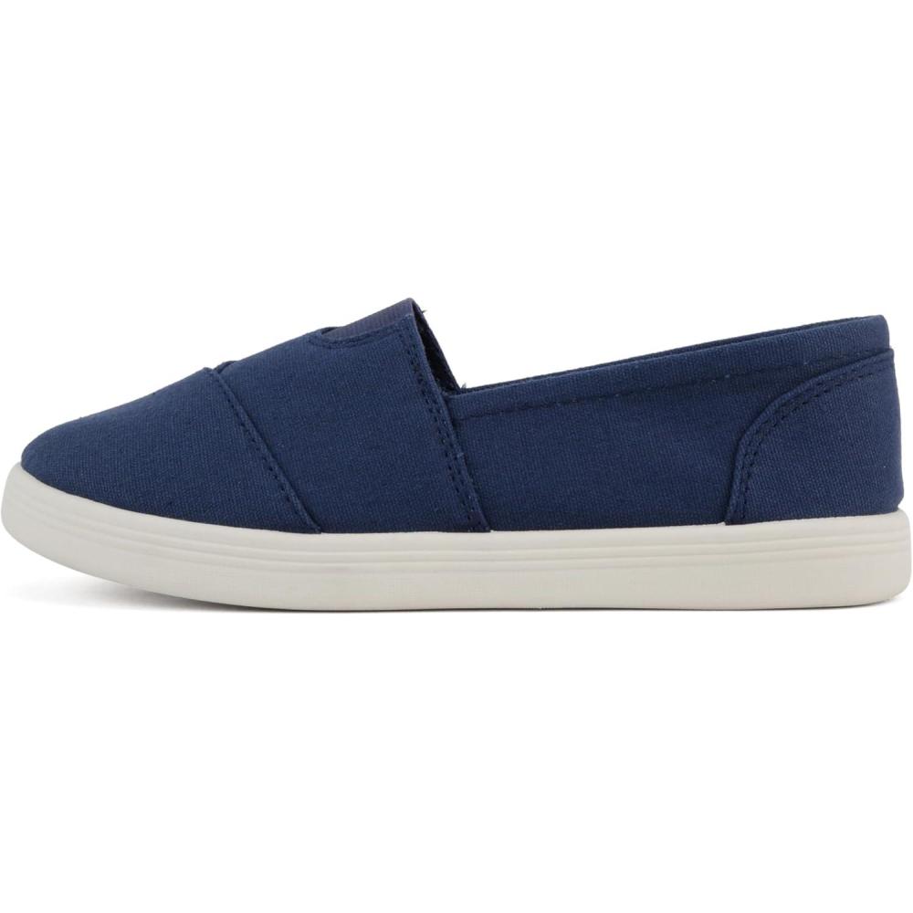 imageSoda Obji2  KidsGirls Round Toe SlipOn Flat Shoes with Padded InsoleNavy Cot