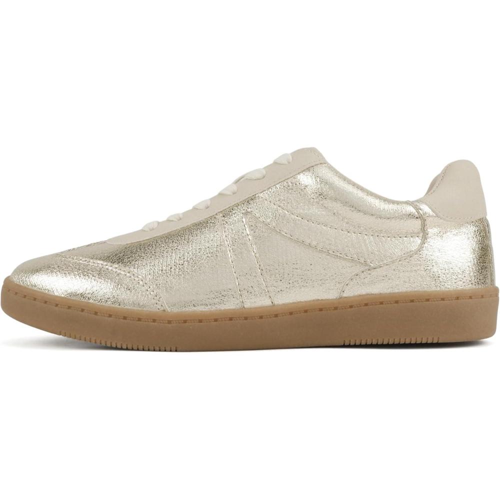 imageSoda Galton  Women LaceUp Low Top SneakersGoldBeige