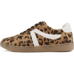 Soda Galton ~ Women Lace-Up Low Top Sneakers(Cheetah Multi)