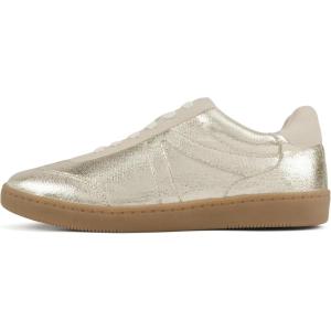 Soda Galton ~ Women Lace-Up Low Top Sneakers(Gold/Beige)