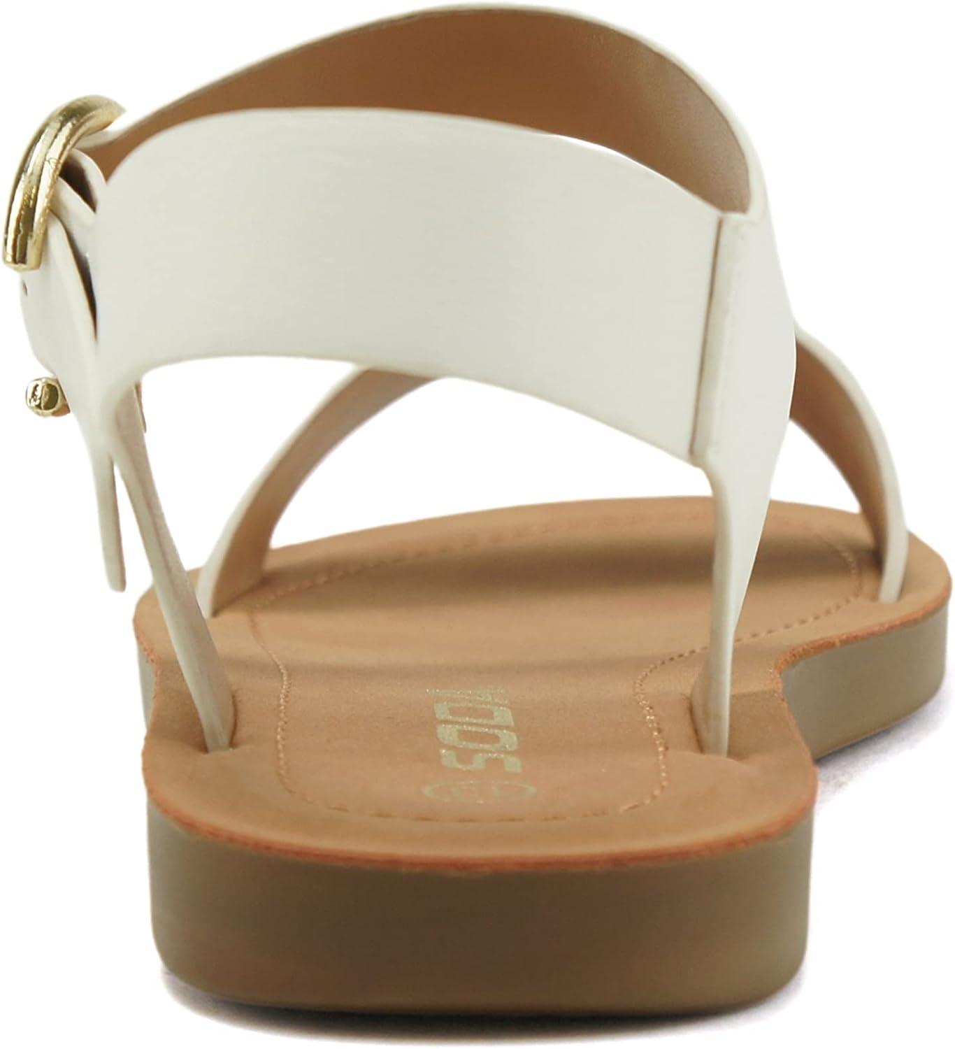 imageSoda COMPEL2 KIDSCHILDRENGIRLS Casual Open Toe Single Band Fashion Slide Flat Sandal with Adjustable Ankle Strap