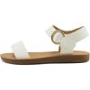 imageSoda COMPEL2 KIDSCHILDRENGIRLS Casual Open Toe Single Band Fashion Slide Flat Sandal with Adjustable Ankle Strap