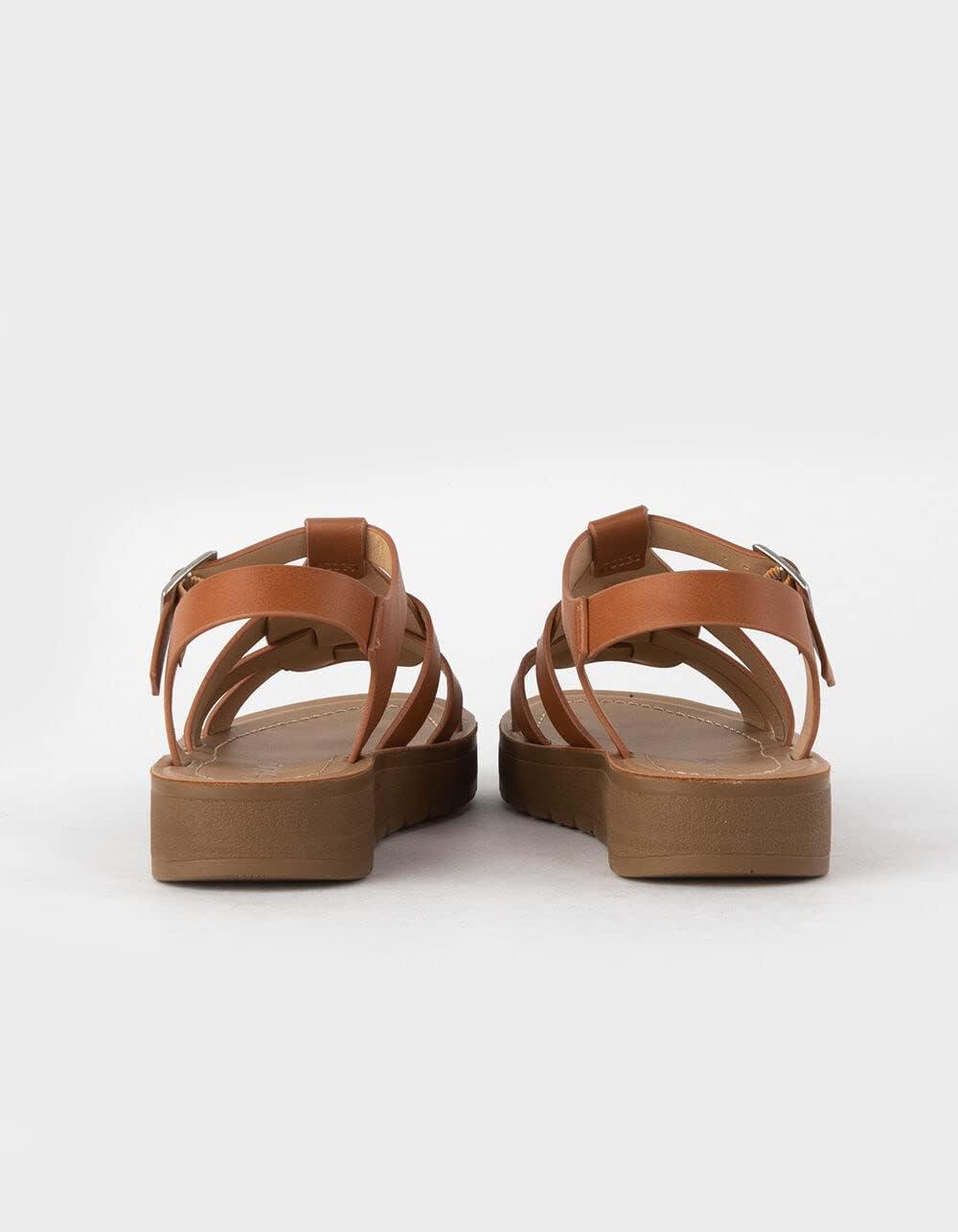 image:imageSoda Woven Band Girls Sandals KIDSCHILDRENGIRLSCognac