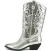 Silver Metallic Pu