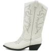 White Pu/Bk Stitch