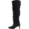 Black Imit Suede