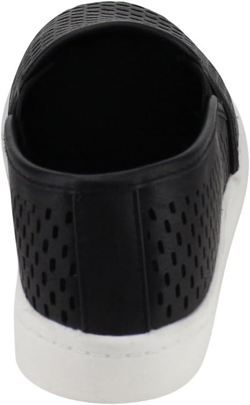 image:imageSoda AlpacaS Womens Causal Slip On White Sole Round Toe Boat Sneaker ShoesBlack