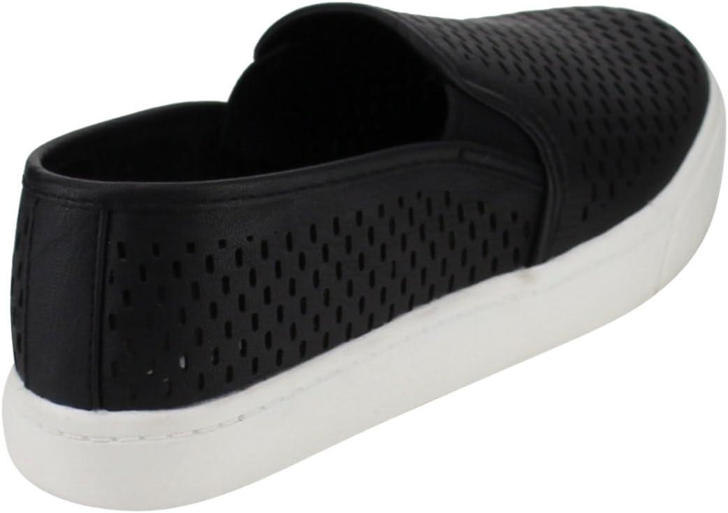 image:imageSoda AlpacaS Womens Causal Slip On White Sole Round Toe Boat Sneaker ShoesBlack