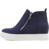 Navy Suede