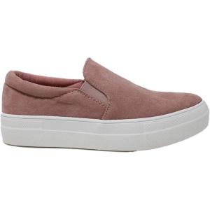 Soda Women’s Preforated Slip On Sneakers (10, Mauve H)