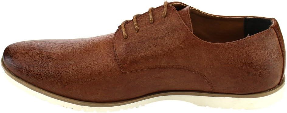 image:imageMens Flat Dress Formal Shoes Lace Up Oxfords Office Casual ARIDER ALAN02Camel