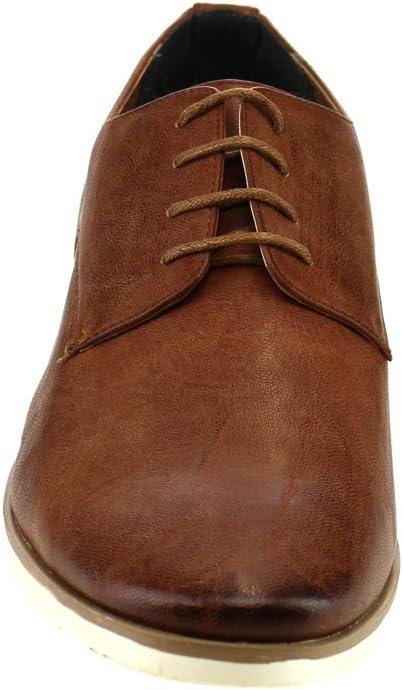 image:imageMens Flat Dress Formal Shoes Lace Up Oxfords Office Casual ARIDER ALAN02Camel
