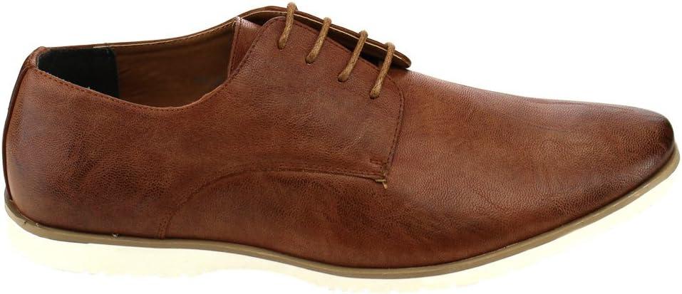 image:imageMens Flat Dress Formal Shoes Lace Up Oxfords Office Casual ARIDER ALAN02Camel