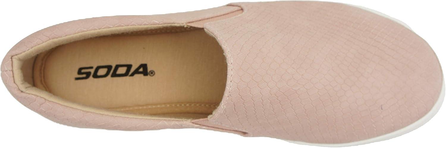 image:imageSoda Hike Slip On Double Layer Foam Padded Cushion Sock Fashion Sneakers Mauve Cobra Numeric8Point5