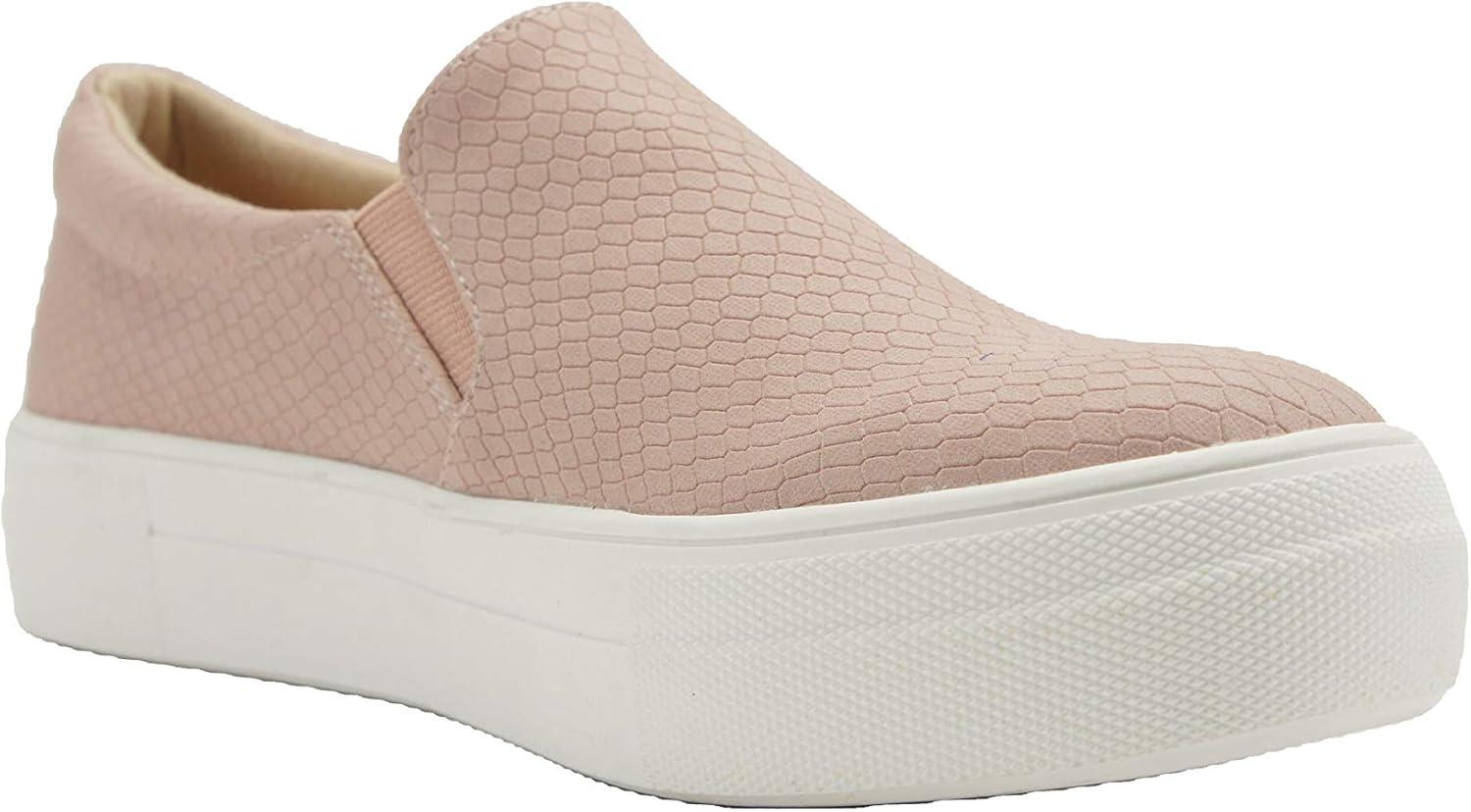 image:imageSoda Hike Slip On Double Layer Foam Padded Cushion Sock Fashion Sneakers Mauve Cobra Numeric8Point5