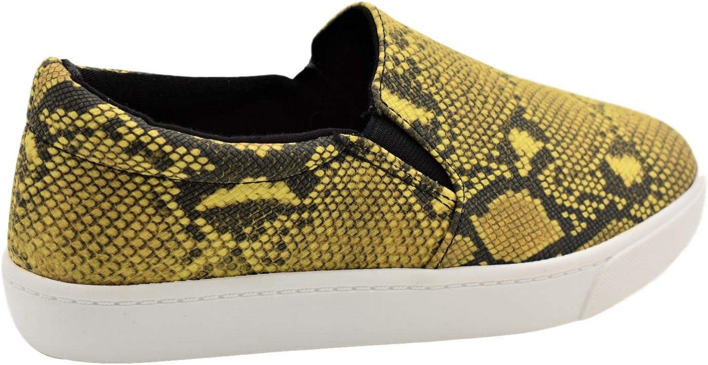 image:imageSoda Reign SlipOn Sneakers for Women Size 6 Mustard Python