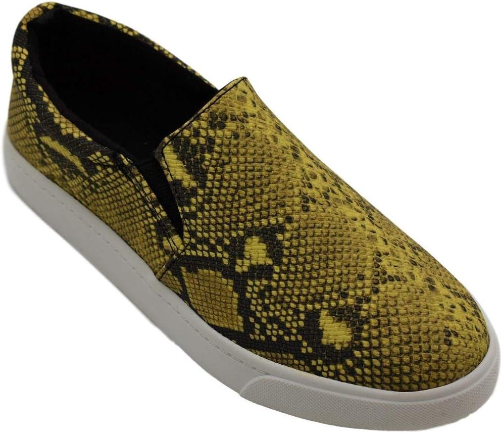 image:imageSoda Reign SlipOn Sneakers for Women Size 6 Mustard Python