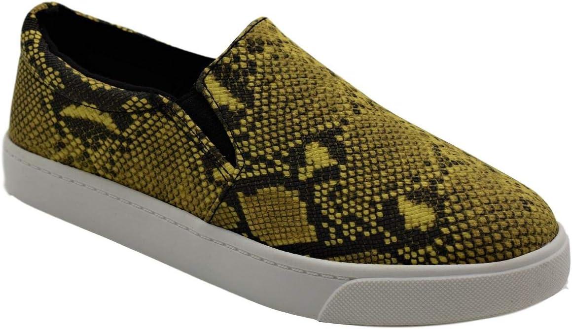 image:imageSoda Reign SlipOn Sneakers for Women Size 6 Mustard Python
