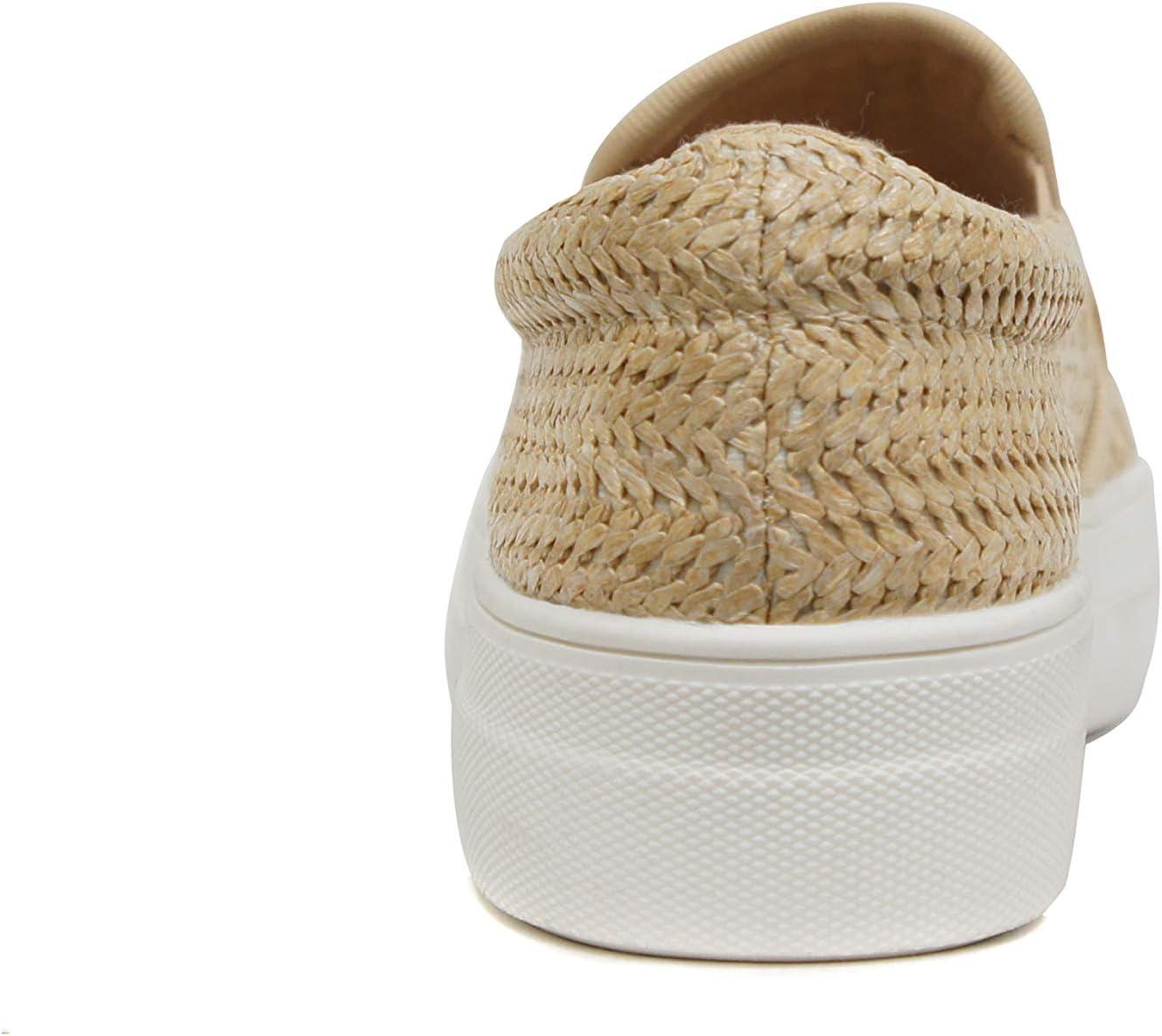 image:imageSoda TOPSHOE ave Hike Platform Slip On Sneaker wCushion FoamNatural Raffia